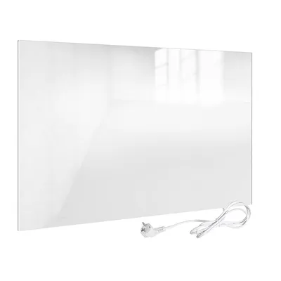 Produktbild von VIESTA® H450GW Infrarotheizung Glas Wandheizung 450 W – Infrarot Heizpaneel für Wandmontage, Weiß