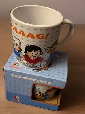 Produktbild von Trinkbecher mit den 6 Mainzelmännchen vom ZDF