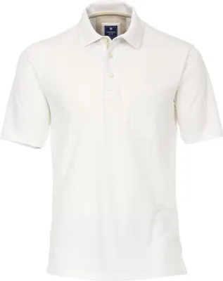 Produktbild von REDMOND Casual Herren Polo-Shirt Kurzarm Regular-Fit Jersey Weiß 3XL