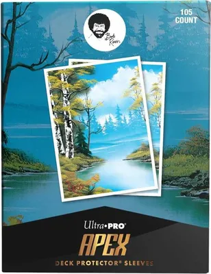 Produktbild von 105 Ultra Pro Apex Sleeves - Bob Ross Lakeside Path (66x91mm)