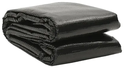 Obrázek produktu pro Obdélníková krycí plachta na bazén, vyrobená z polyetylenu (PE), sloužící jako ochrana pro venkovní použití, barva černá
