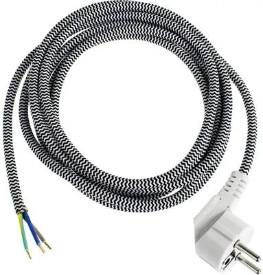 Zdjęcie produktu dla as-Schwabe 87202 as-Schwabe Aderendhülsen Netzkabel Bügeleisen 3,0 m schwarz