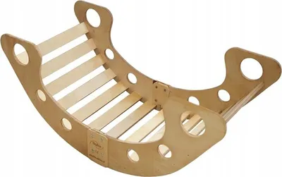 Immagine prodotto di Altalena in legno per bambini Montessori XXL grande pieghevole laccata in massa
