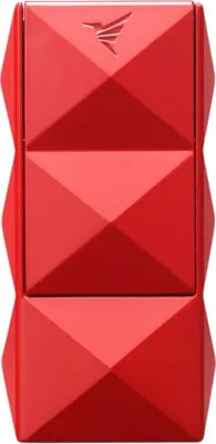 Produktbild von Colibri Quasar II 2er-Jet Flame - rot Metall Feuerzeug mit Rundcutter