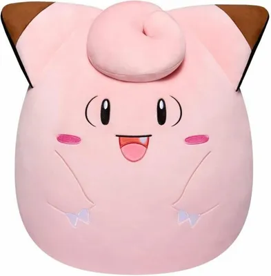 Obrázek produktu pro Plyšová hračka - BANDAI - Pokémon - Squishmallows 50 cm - Clefairy - Plyšová hračka klisna, ultra soft - Pokémon licence official
