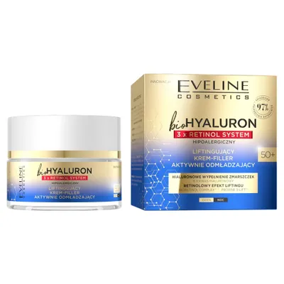 Zdjęcie produktu dla Eveline Bio Hyal 3Xr Krem Do Twarzy 50+ 50 Ml
