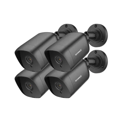 Produktbild von Sicherheitskamera, 5MP Auflösung, Nachtsicht bis zu 30m, 4Stück Kamera