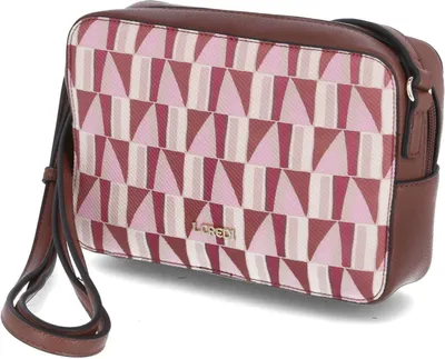 Produktbild von L.Credi Damen Camera Bag/ Schultertasche/ Umhängetasche MADELINE Braun Kunstleder-