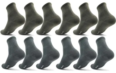 Produktbild von 12 Paar Herren Sport Sneaker Socken Quarter Socks Kurzsocken Halbsocken Mix4/40-43