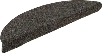 Produktbild von vidaXL Stufenmatten Selbstklebend 15 Stk. 56x17x3 cm Anthrazit Halbrund