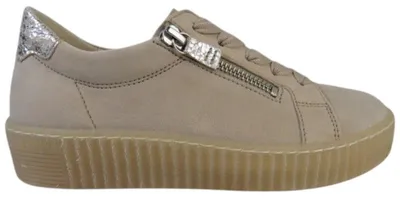 Productafbeelding van Gabor veterschoen, beige, kleur: beige/modderbruin, UK maat: 41/2