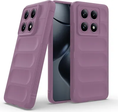 Produktbild von Handy Hülle für Xiaomi 14T Pro Grip Case Cover Schutzhülle Softgrip Farbe: Violett