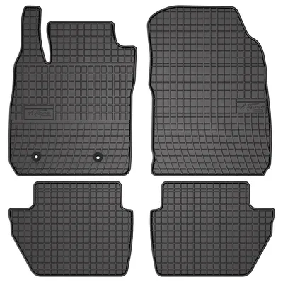 Produktbild von Gummi-Fußmatten für Ford EcoSport MK2 FL 2017-2022 (Crossover) – 4-tlg, Schwarz, passgenau – Wielganizator SolidPRO