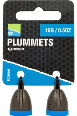 Zdjęcie produktu dla Preston Innovations Plummets, ołowiany ciężarek, zielony, 15 g