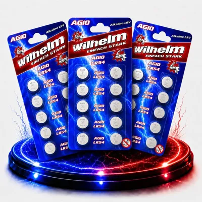 Produktbild von 30 x Wilhelm AG10 LR54 - L130 - 189 - 389 - GP89A Qualitätsbatterien 1,5 V Alkaline