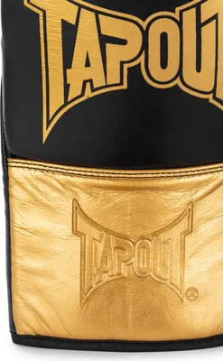 Image de Gants de boxe en cuir (1 paire) LOCKHART Black/Gold 10 oz R Tapout