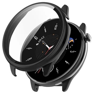 Produktbild von Strap-it Hartschalenhülle mit Glasplatte – passend für die Amazfit GTR Mini