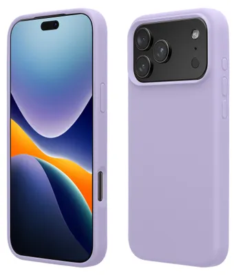 Produktbild von kwmobile Handyhülle für iPhone 17 Pro Max Hülle, für iPhone 17 Pro Max Case - Hülle Silikon - kabelloses Laden - Lavendel