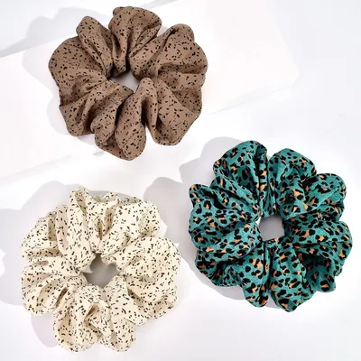 Produktbild von Haargummis Scrunchies für Damen, Haargummi Weich Elastisch