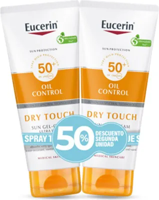 Produktbild von Eucerin SENSITIVE PROTECT dry touch gel cream SPF50+ promo 2 x 200 ml