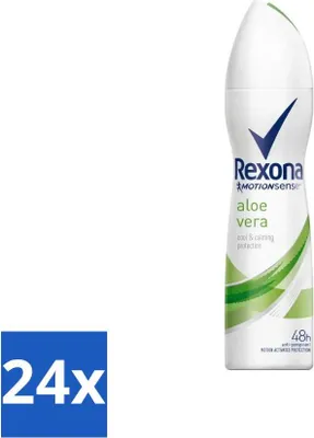 Zdjęcie produktu dla Rexona - Fresh Aloe Vera - Dezodorant w sprayu - 150 ml - Value pack - 24 szt