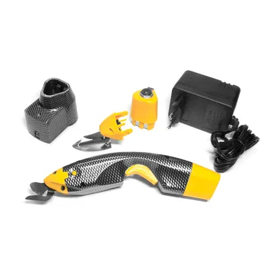 Obrázek produktu pro EC Cutter aku bateriové nůžky - set na technické tkaniny, mikrozoubky EC-10B