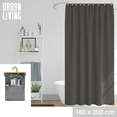 Produktbild von Urban Living Duschvorhang "MOONROCK"" Dusch-Vorhang 153301 schwarz