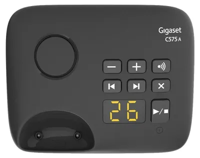 Obrázok produktu pre Bezdrôtový telefón Gigaset C575A Duo so záznamníkom - čierny