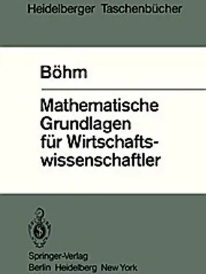 Obrázok produktu pre Mathematische Grundlagen für Wirtschaftswissenschaftler