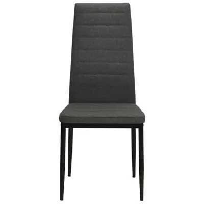 Produktbild von "2026 Aktion"Esszimmerstühle 2er Set modernes - CLORIS - Polsterstühle für Esszimmer, Dunkelgrau Stoff - 43 x 44 x 96 cm - NeuMöbel3477601