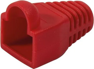 Produktbild von LogiLink MP0010, Kabelschuh, Rot, RJ-45, 100 Stück(e)