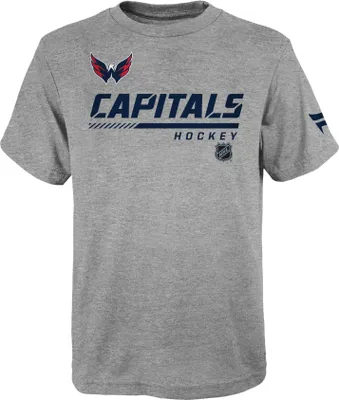 Obrázok produktu pre Tričko NHL APRO Prime, sivé, krátky rukáv, 100% bavlna, grafika tímov NHL - Washington Capitals, veľkosť: 152 M