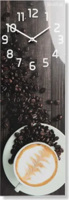 Image de Horloge murale en verre KAFFEETASSE