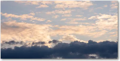 Produktbild von Tulup Glas-Bild -140x70- Wandkunst Dekorative Wand für Küche & Wohnzimmer - Landschaften - Wolken Himmel - Blau