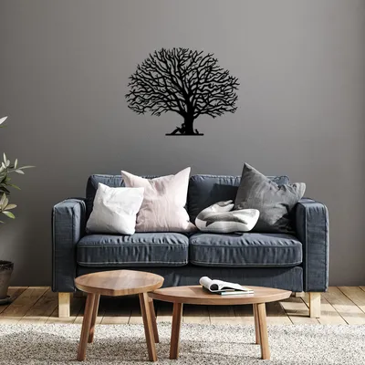 Obrázok produktu pre Wallity, Monumental- TNL2283, Čierna, Ostatné bytové dekorácie, 74 x 57 cm, 100% kov (Hrúbka: 1