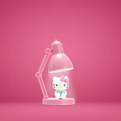 Image de Blue Sky Studios BlueSkyStudios Sanrio Schreibtischlampe Hello Kitty rosa