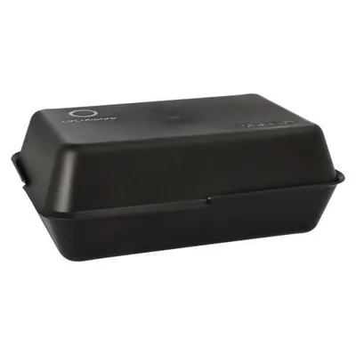 Produktbild von Papstar Mehrweg-Foodboxen, 23,4 x 15,6 cm schwarz, 24 Stück
