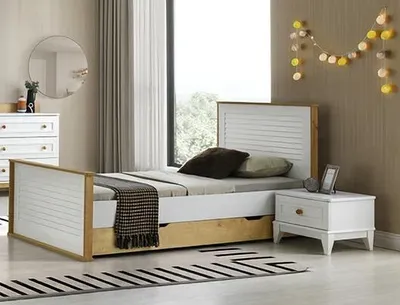 Productafbeelding van Bed en nachtkastje – een praktische en stijlvolle combinatie voor de kinderkamer
