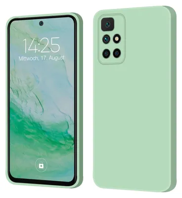 Produktbild von Hülle für Xiaomi Redmi 10 Case Cover Bumper Smartphone Softgrip Schutzhülle Farbe: Türkis