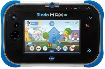 Zdjęcie produktu dla Tablet Edukacyjny VTech Storio Max 2.0, 5 cali, 20 Aplikacji, Bezpieczne WiFi, Niebieski