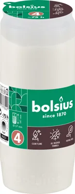 Obrázek produktu pro Náplň Bolsius, 75 h, 238 g, 57x141 mm, do kahanca, biela, olej 20 kusů