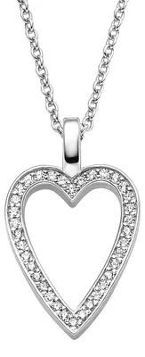 Produktbild von Viventy 788822 Damen-Collier Sterlingsilber 925 Herz Zirkonia