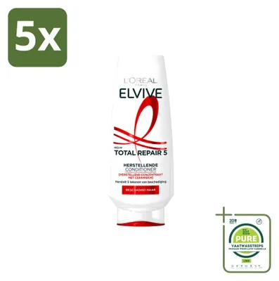 Produktbild von 5 x L’Oréal Paris Elvive Total Repair 5 Conditioner - 200 ml - Großpackung - 5 Stücke