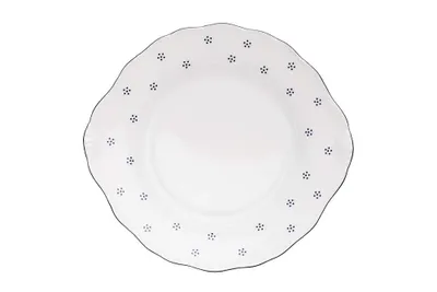 Image de Assiette à tarte, porcelaine tchèque, Vérone, 27 cm, bleu walbela, G. Benedikt