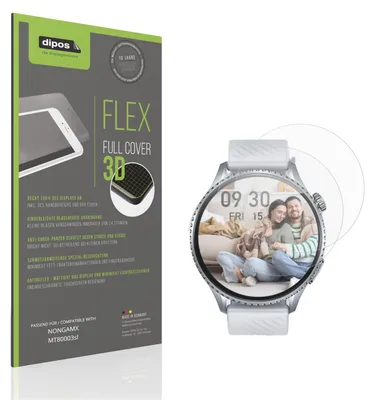 Immagine prodotto di 2x Pellicola protettiva opaca per NONGAMX MT80003sl Protezione Antiurto Anti-Shock