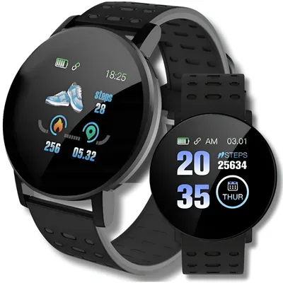 Smartwatch Zegarek Opaska Sportowa Męska Damska Kroki Puls Powiadomienia