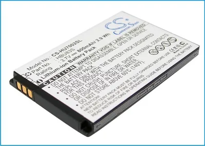 Immagine prodotto di TECHTEK Batteria compatibile con [Huawei] A608, C2008, C2202, C2205, C2285, C2288, C2299, C2601, C2801, C2860, C288S, C2905, C2906, C2909, C5005, C53