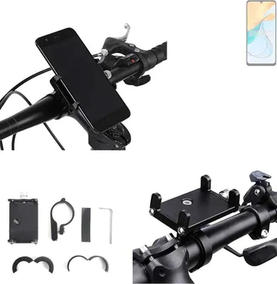Produktbild von K-S-Trade Handyhalterung für das Fahrrad kompatibel mit ZTE Blade V50 Vita Halter Lenkstange Fahrradhalterung Motorrad Bike Mount Befestigung