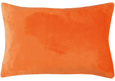 Productafbeelding van Kussensloop 40x60 cm, oranje, 1 stuk, zonder vulling. Pluizige kussensloop met rits, "cashmere touch", 100% polyester, wasbaar op 30°C