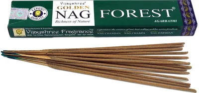 Produktbild von Vijayshree Räucherstäbchen - Golden Nag Forest, Grün, 2*5*25 cm, Indische Räucherstäbchen